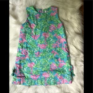 Lilly Pulitzer Dresses - Lilly Pulitzer Girls shift Dress flamingo print Lilly Pulitzer Dresses - Lilly Pulitzer Girls shift Dress flamingo print